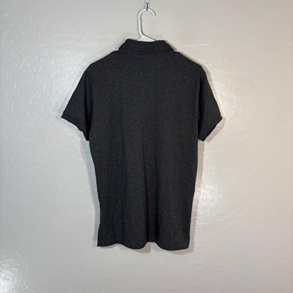 Bonobos Polo Shirt Mens Medium Dark Gray Slim Fit Stretch Cotton Short Sleeve - Picture 4 of 6